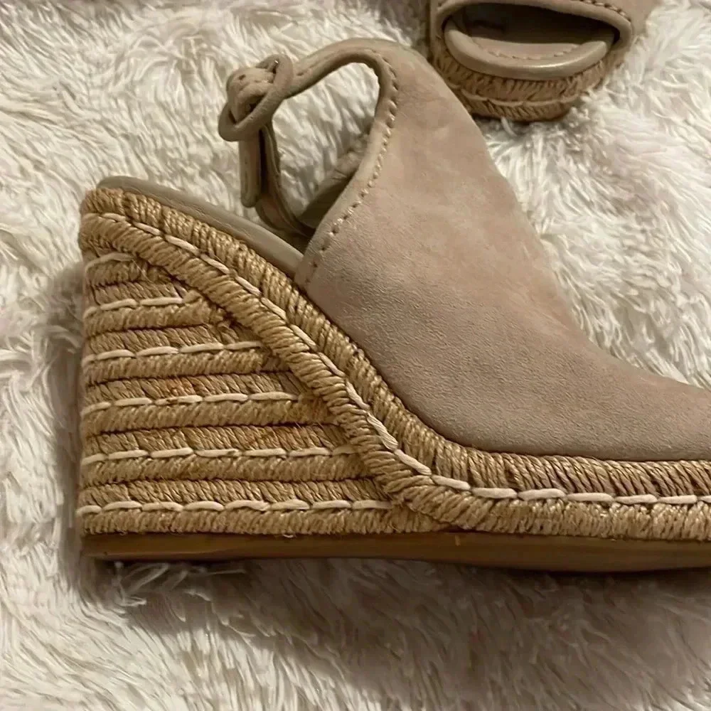 Prada suede espadrille’s neutral sandals shoes